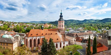 Baden-Baden mit Stiftskirche