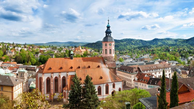 Baden-Baden mit Stiftskirche