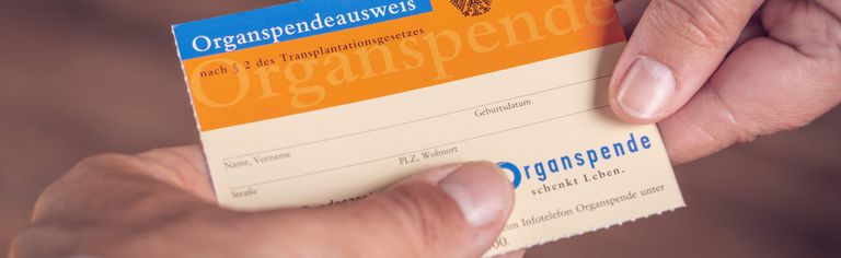 Organspendeausweis