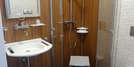 Toilette eines Rehazimmers