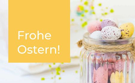 Grußkarte zu Ostern