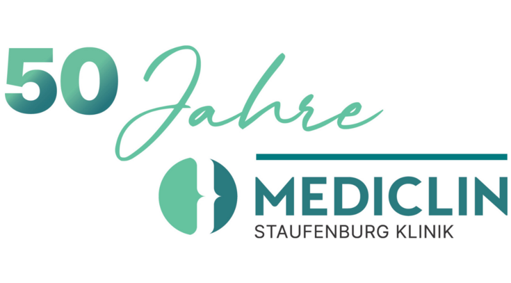 Jubiläumslogo 50 Jahre Staufenburg Klinik
