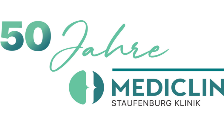 Jubiläumslogo 50 Jahre Staufenburg Klinik
