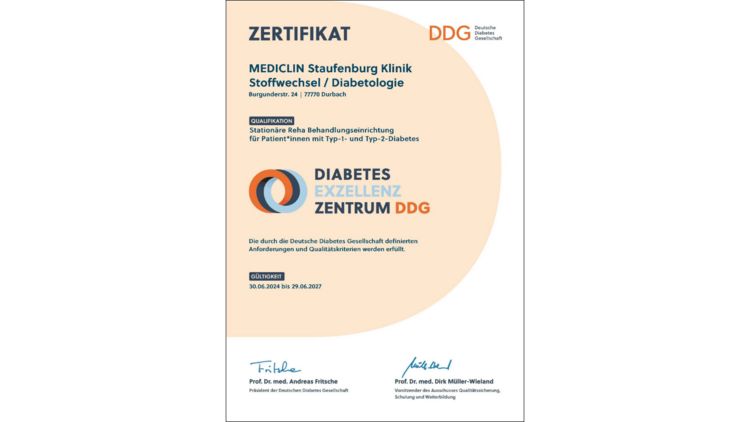DDG Zertifikat